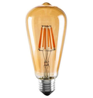 ST64 LED filament bulbs