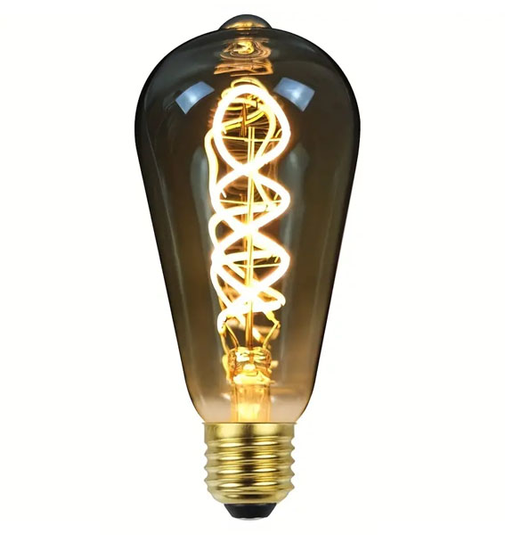 Spiral Filament LED Bulb