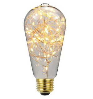 copper wire light bulb