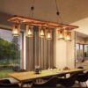 Wood Light Chandelier