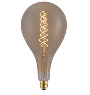 LED Filament SPIRAL 4W AMBER A165 E27 2000K Lamp