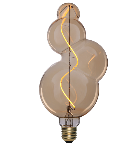 Bubble LED bulb E27 220V Dimmable Retro Spiral Filament Lamp