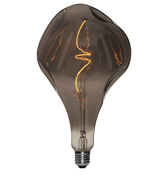 LED E27 Smoky Alien Shape Giant Filament Bulb 4W 2000K Dimmable