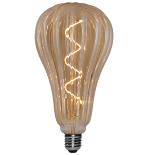 Soft LED decorative bulb Pear E27 4W 2000K Amber Filament