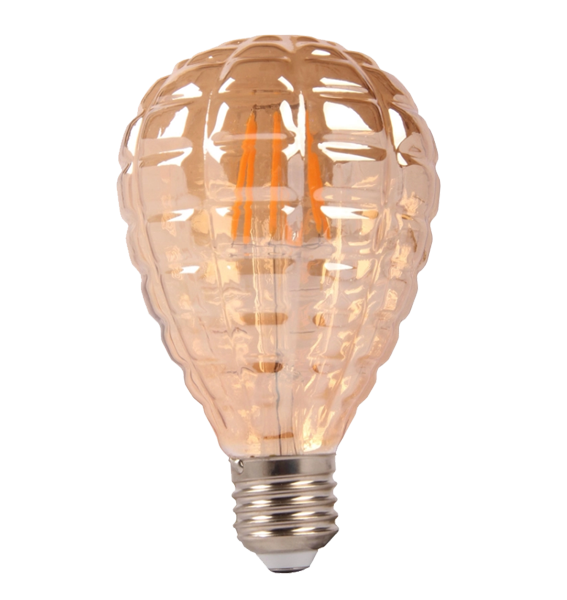 Globe Electric 4 Watt Dimmable Filament Amber Glass Vintage Edison Bulb