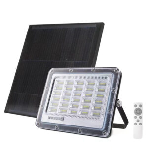 Solar Flood Light with Remote Controlled Outdoor IP65 Waterproof