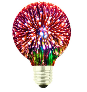 3D Fireworks Bulb G80