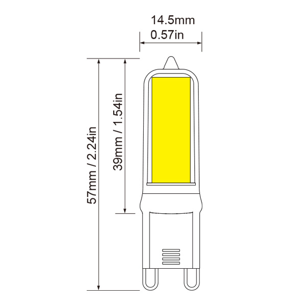 G9 LED bulb