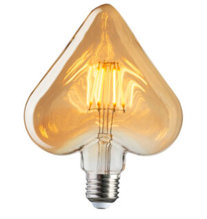 Heart Shaped Filament Bulb