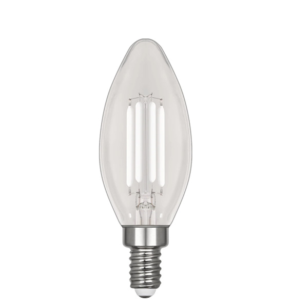 White Filament Light Bulb