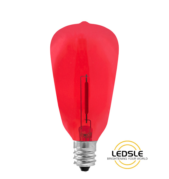 Red ST38 Filament Bulbs