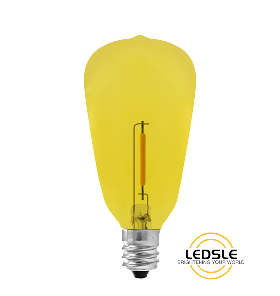 LED Filament ST38 Yellow