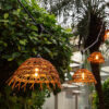 Outdoor Exotic Straw Lampshades