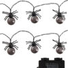 LED Battery-operated Spider Halloween Lights